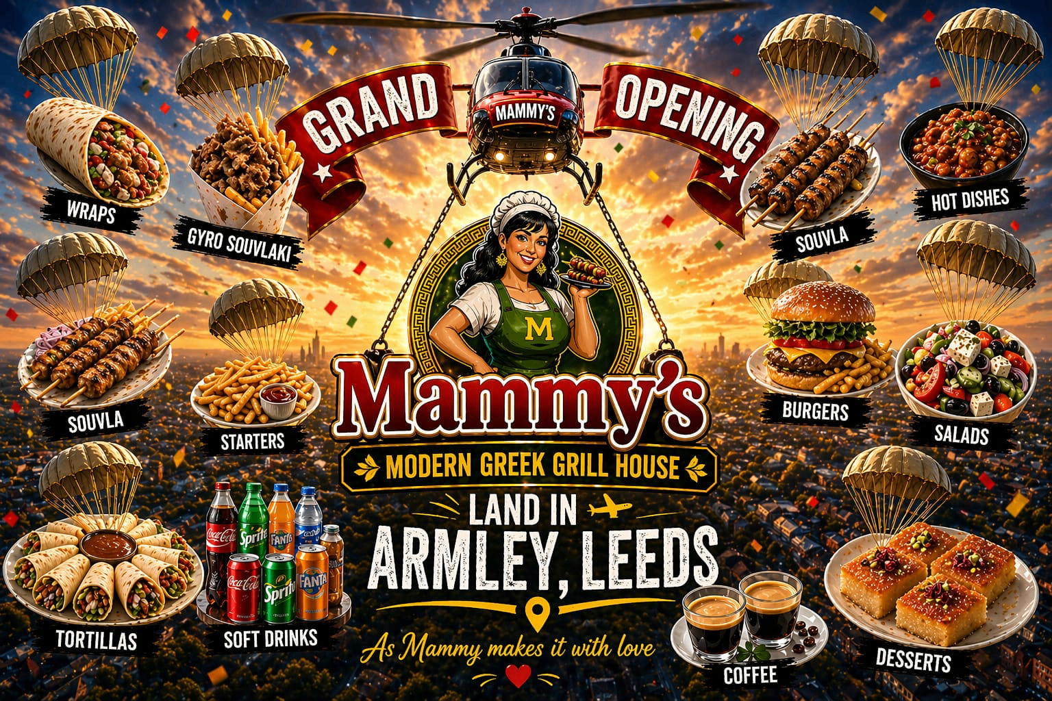 Mammy's grand opening — Armley, Leeds